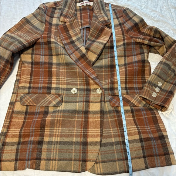 Free People NWT plaid coat - Picture 2 of 7